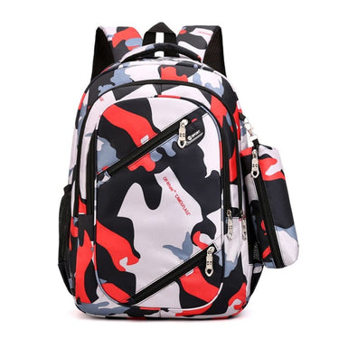 mochilas instituto online rojo